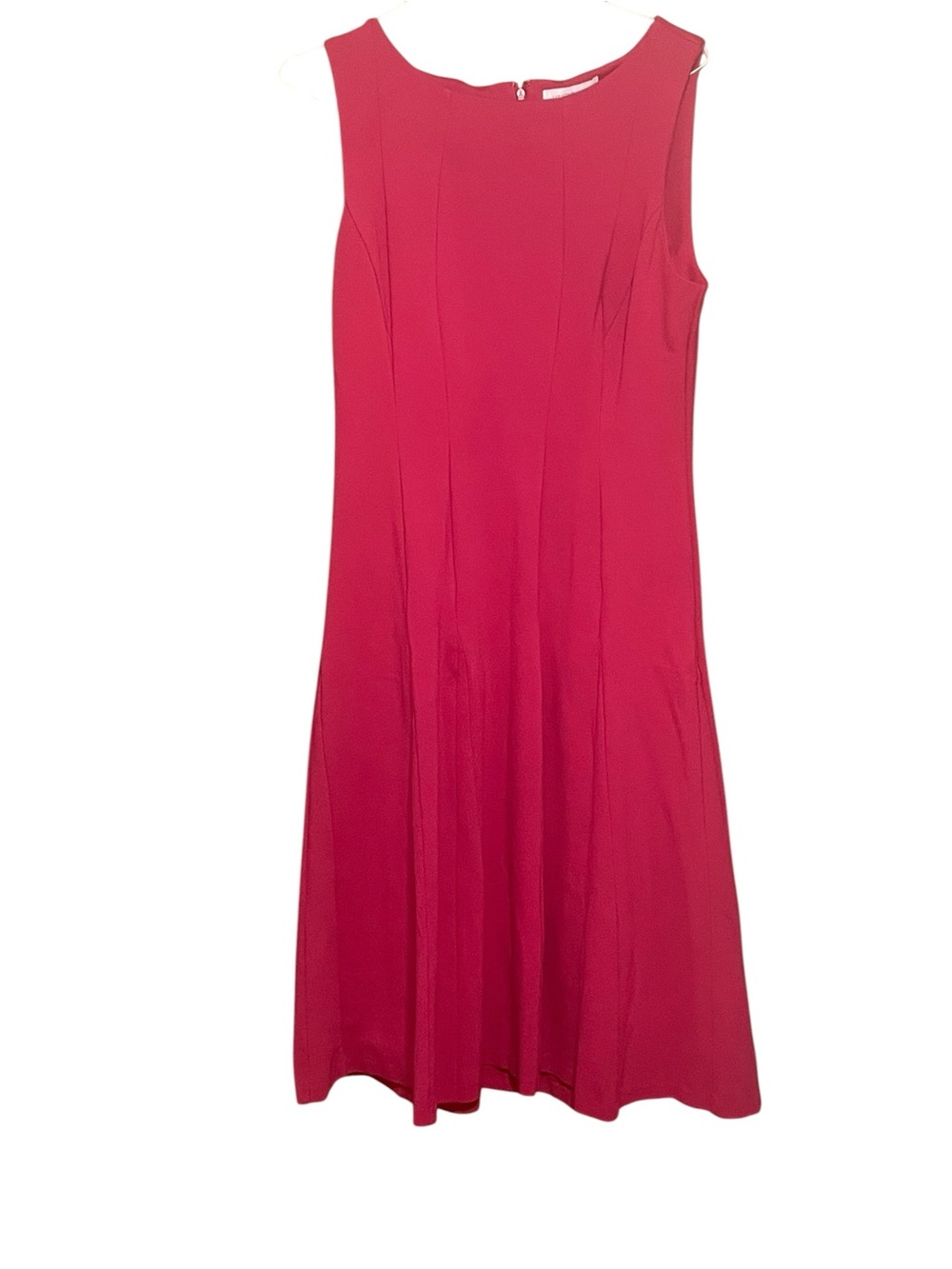 Liz Claiborne Vibrant Pink A-Line Midi Skirt